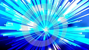 Abstract Blue Light Rays Background Vector Image