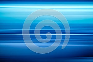 Abstract blue light trails motion blur