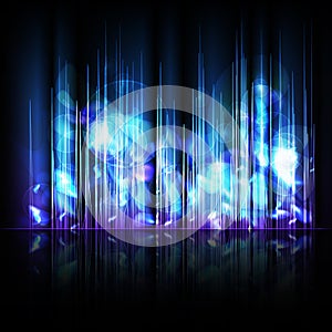 Abstract blue lines background