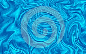 Abstract Blue Liquid Marble Swirl texture Background