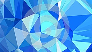 Abstract Blue Low Poly Background Design