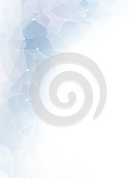 Abstract blue low poly background