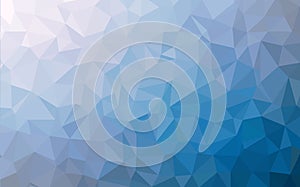 Abstract blue low poly background texture