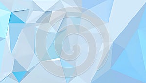 Abstract Blue Low Poly Background Texture Image