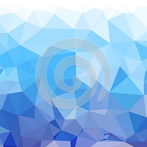 Abstract blue low poly background