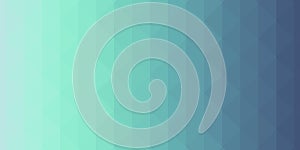 Abstract blue low-polygons generative background, illustration. Triangular pixelation