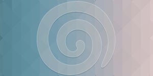 Abstract blue low-polygons generative background, illustration. Triangular pixelation