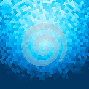 Abstract blue mosaic background