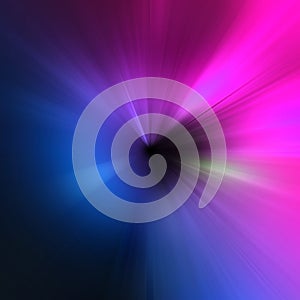 Abstract blue pink and purple zoom effect background