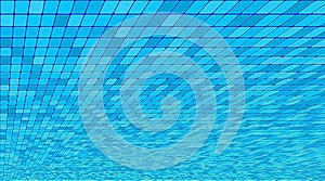 Abstract blue pixel background