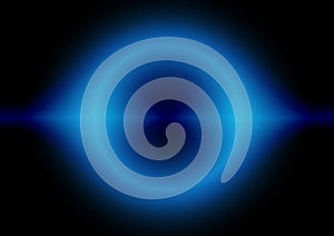 Abstract blue plasma modern horizontal background