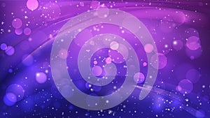 Abstract Blue and Purple Blurry Lights Background Design