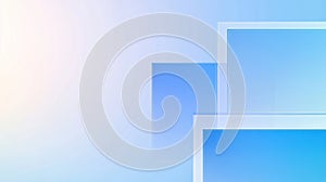 Abstract blue rectangular background with gradient. Modern design. Ideal template for tech business presentations, websites