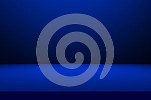 Abstract blue room background