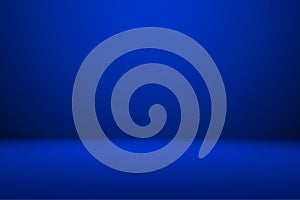 Abstract blue room background