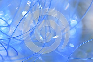 Abstract blue rounds background