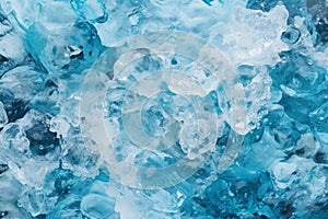 Abstract blue sea water with white foam for background, nature background