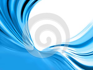 Abstract blue sea wave