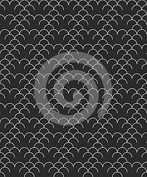 Abstract Blue Seamless Geometric Pattern Background