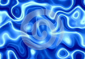 Abstract Blue Seamless Plasma Background