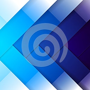 Abstract blue shining rectangle shapes background