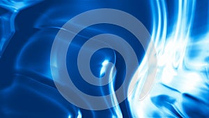 Abstract blue silky background seamless loop