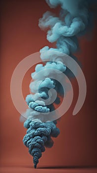 Abstract blue smoke background texture