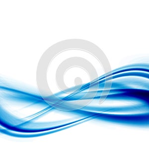 Abstract blue speed wave certificate modern
