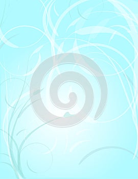 Abstract Blue Swirl Background