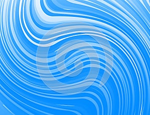 Abstract blue swirls