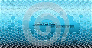 Abstract blue technical background
