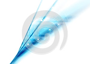 Abstract blue technical background