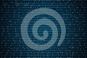 Abstract Blue Technology Background