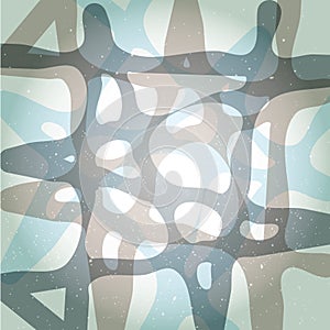 Abstract blue transperent background. Vector illustrated digital