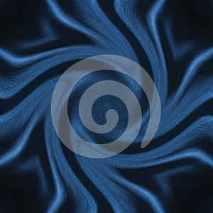 Abstract blue twirl