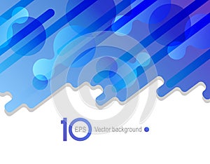 Abstract blue vector background