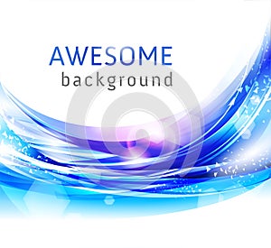 Abstract blue vector backgrounds