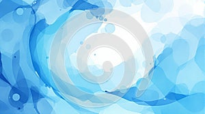Abstract Blue Water Flow Background Image