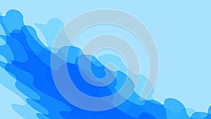 Abstract blue water splash on background wallpaper 2