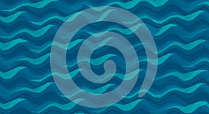 Abstract Blue Water Wave Texture Background