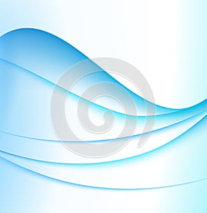 Abstract blue water waves background