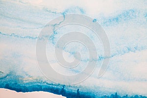 Abstract blue watercolor background