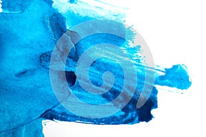 Abstract blue watercolor background