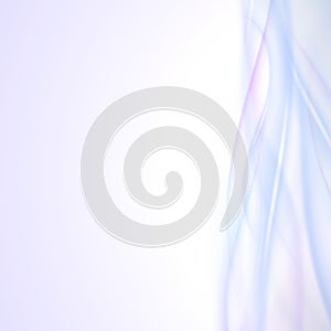 Abstract blue wave background, light vector design