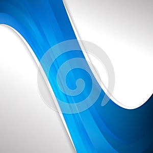 Abstract Blue Wave Business Background