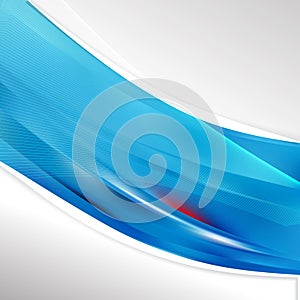 Abstract Blue Wave Business Background