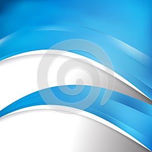 Abstract Blue Wave Business Background