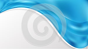 Abstract Blue Wave Business Background