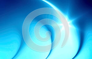 Abstract blue wave gradient blur background.