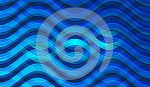 Abstract Blue wave pattern background vector